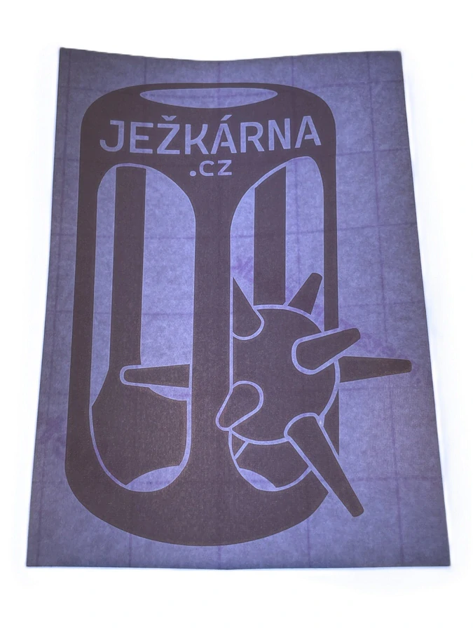 Polep na auto Ježek